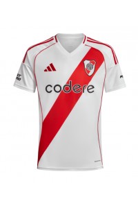 Fotbalové Dres River Plate Domácí Oblečení 2024-25 Krátký Rukáv